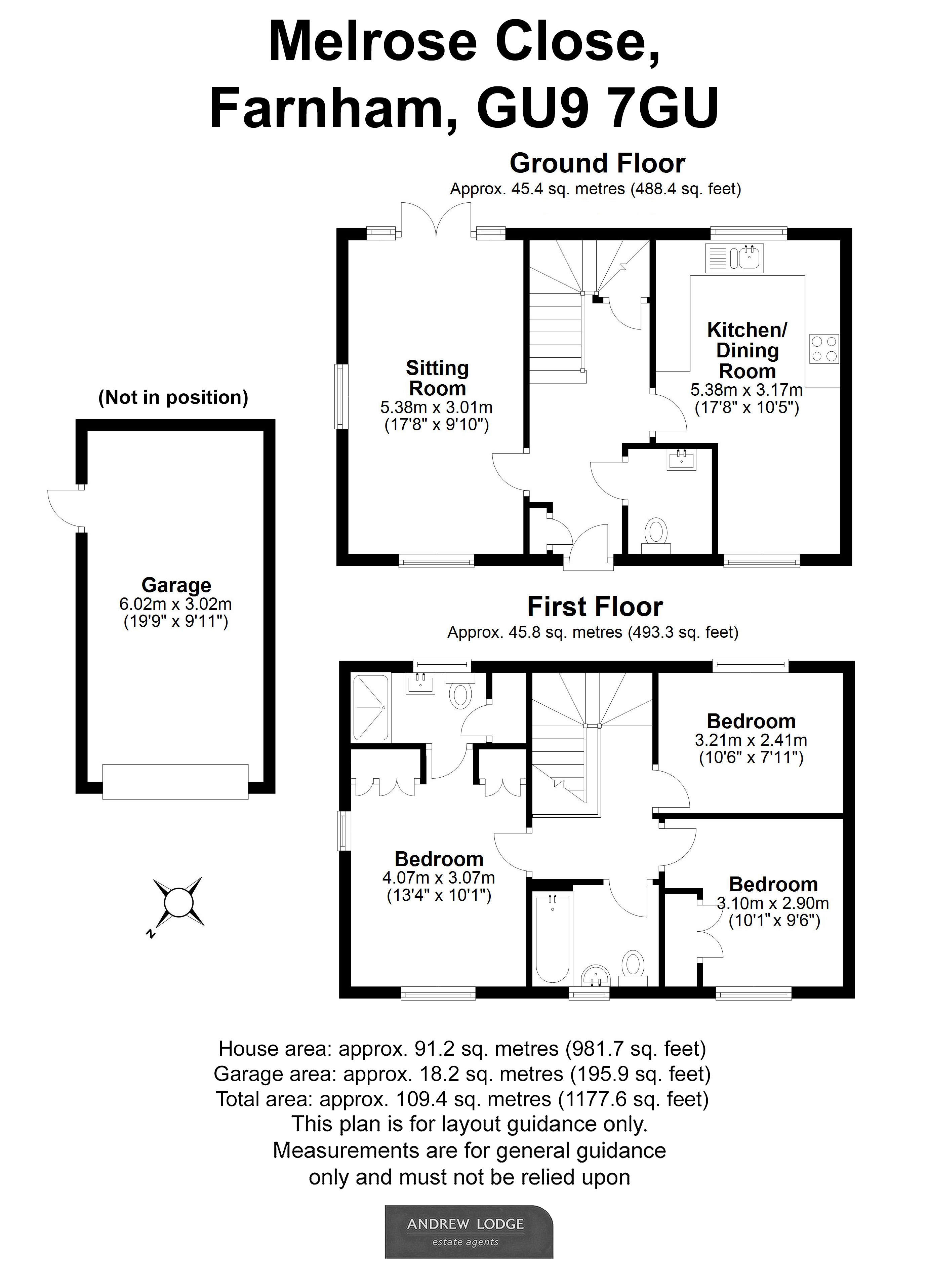 Floorplan for Farnham, Surrey
