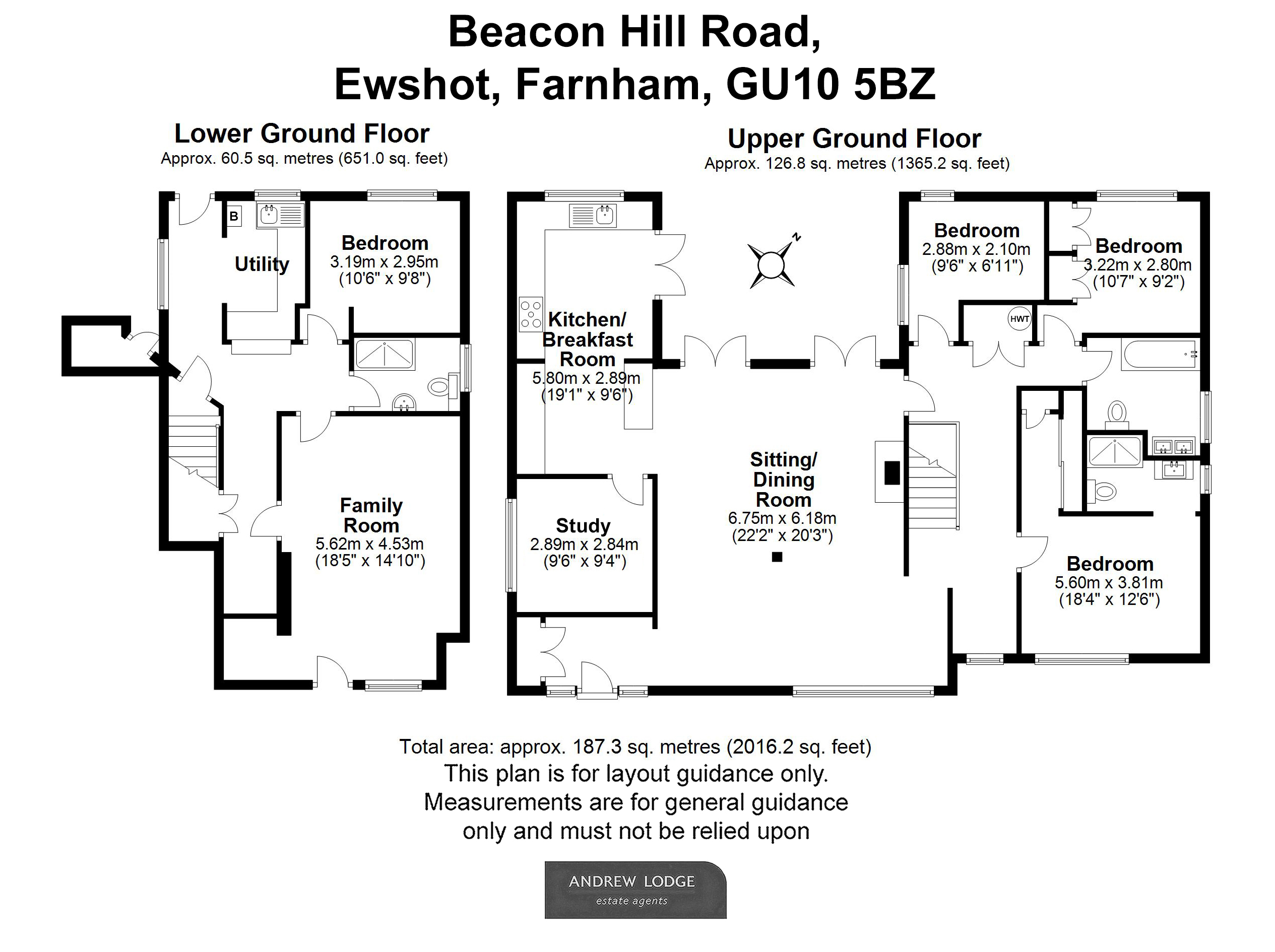 Floorplan for Ewshot, Farnham, Surrey