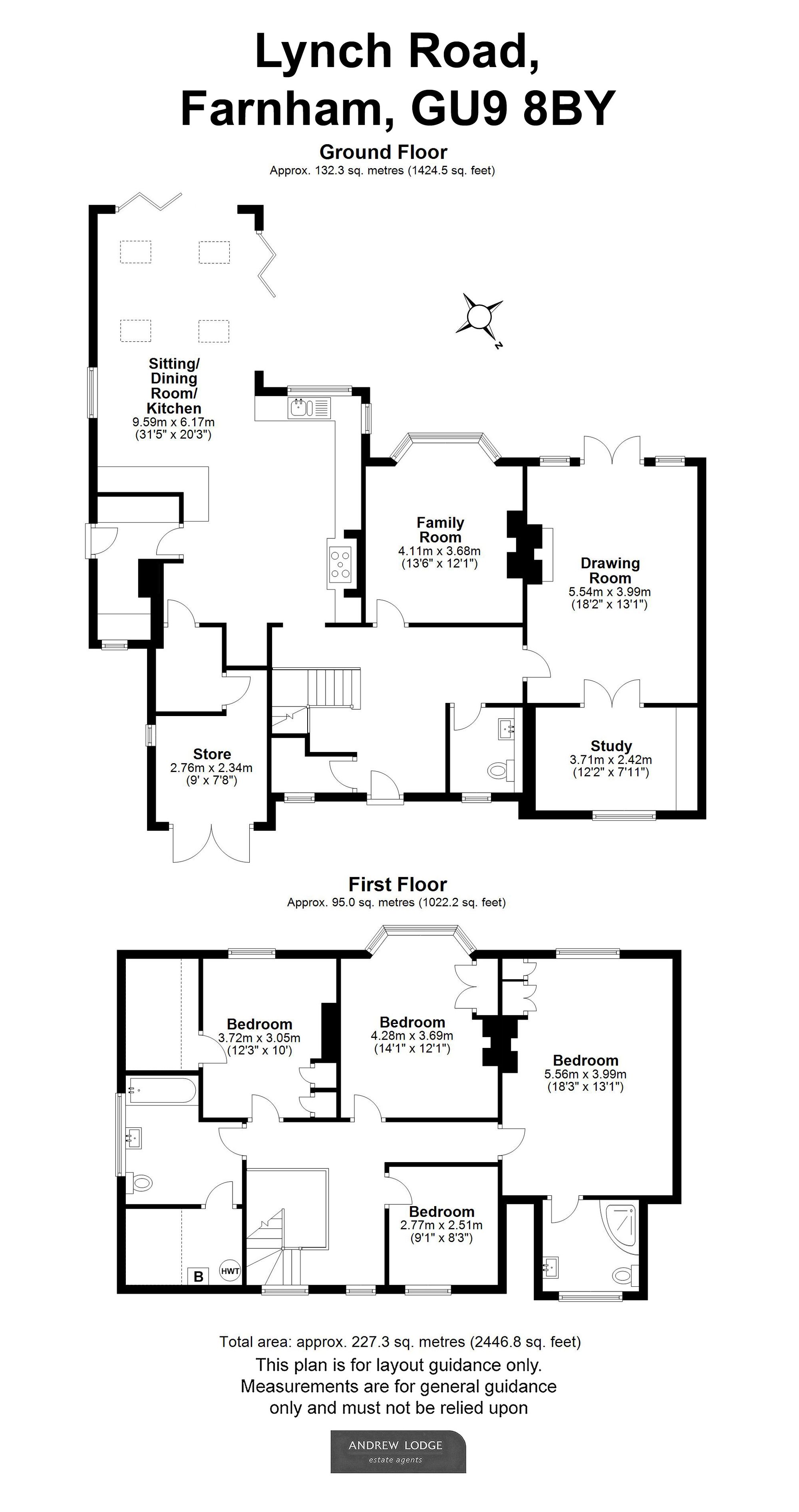 Floorplan for Lynch Road, Farnham, GU9