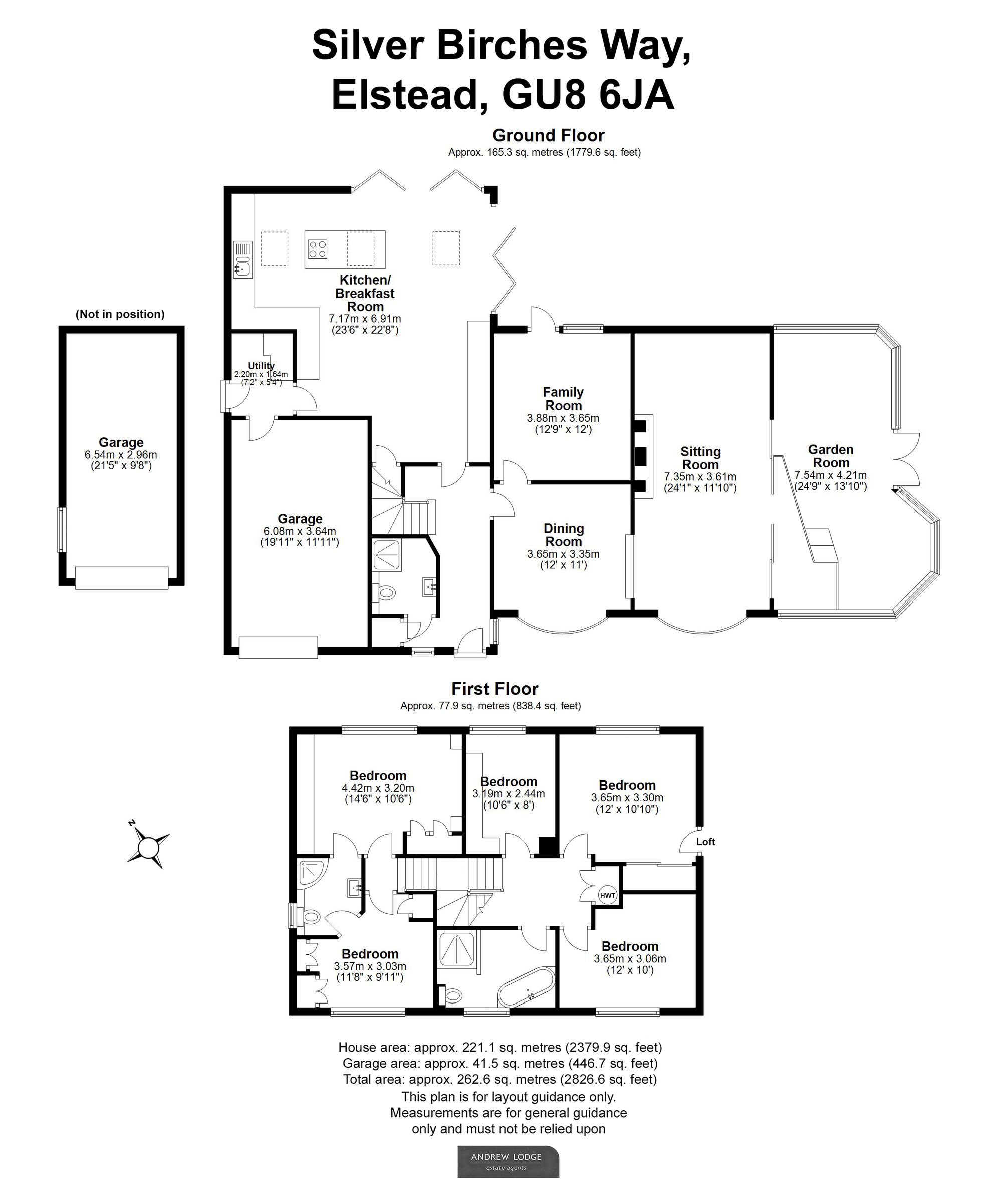 Floorplan for Silver Birches Way, Elstead, GU8