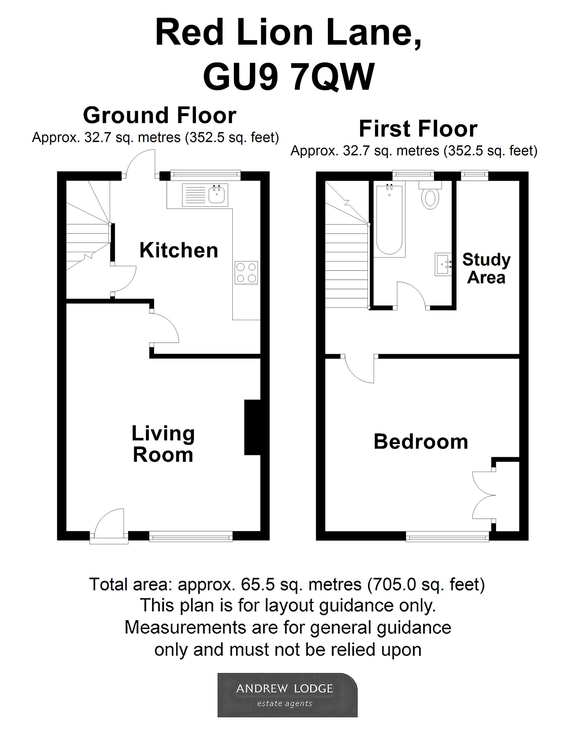 Floorplan for Red Lion Lane, Farnham, GU9