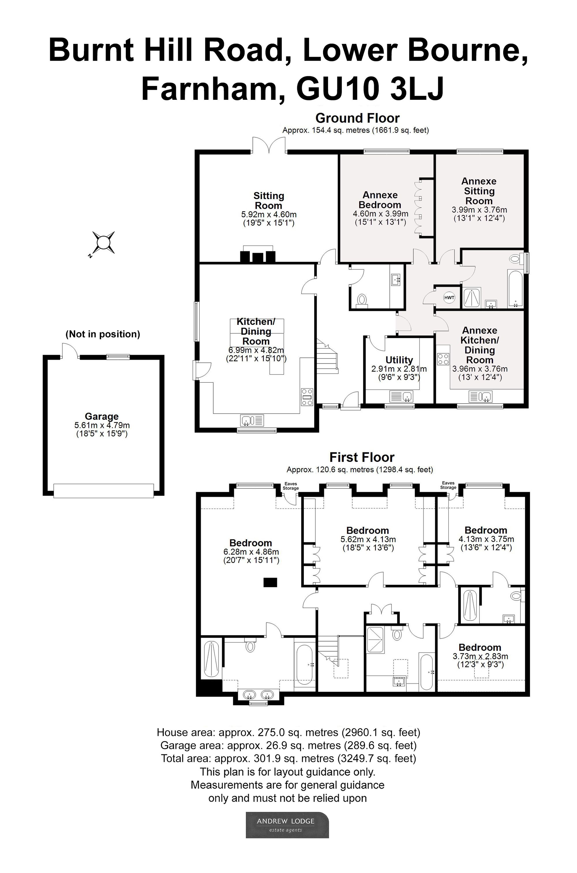 Floorplan for Burnt Hill Road, Lower Bourne, GU10