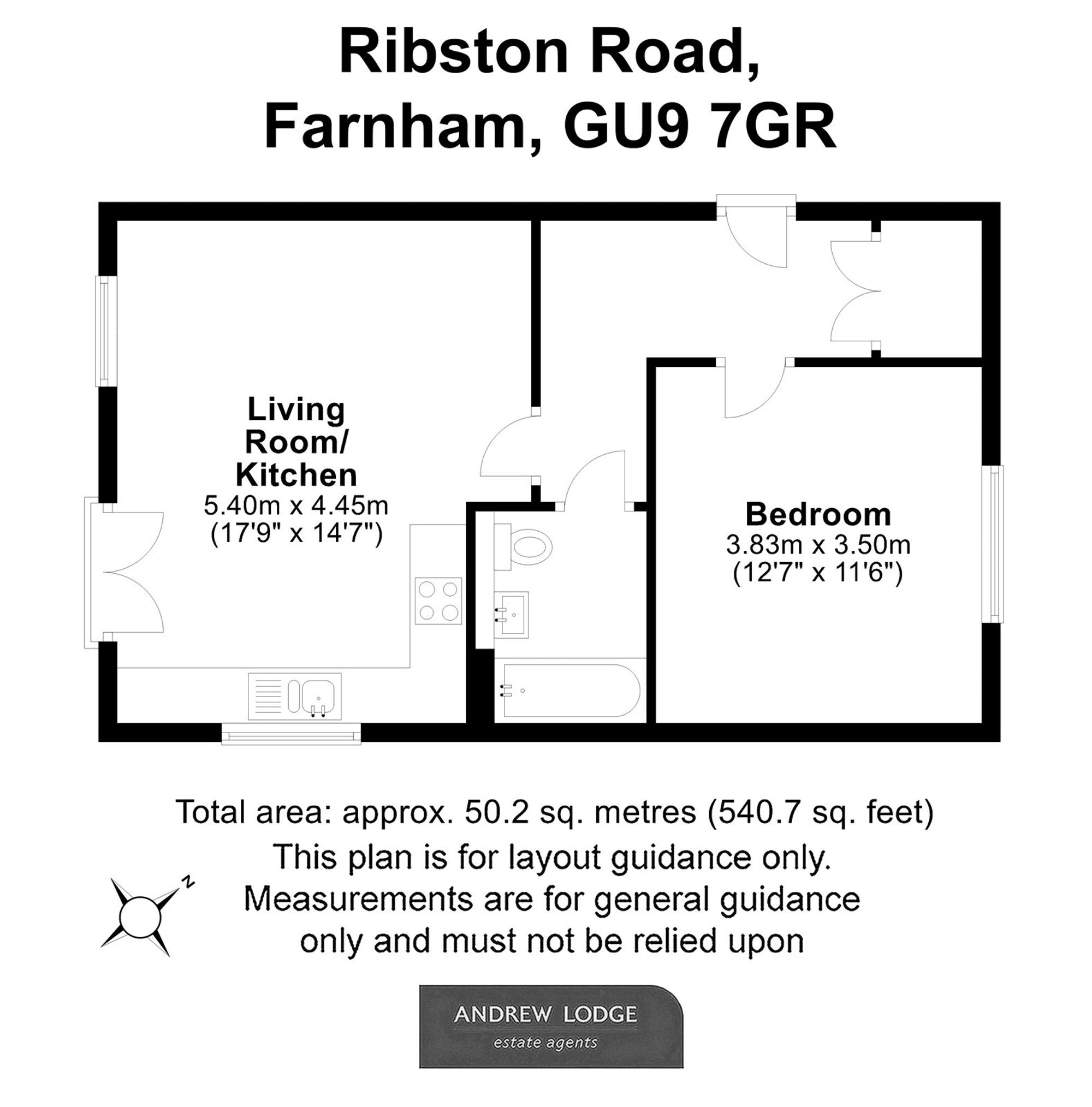 Floorplan for Ribston Road, Farnham, GU9