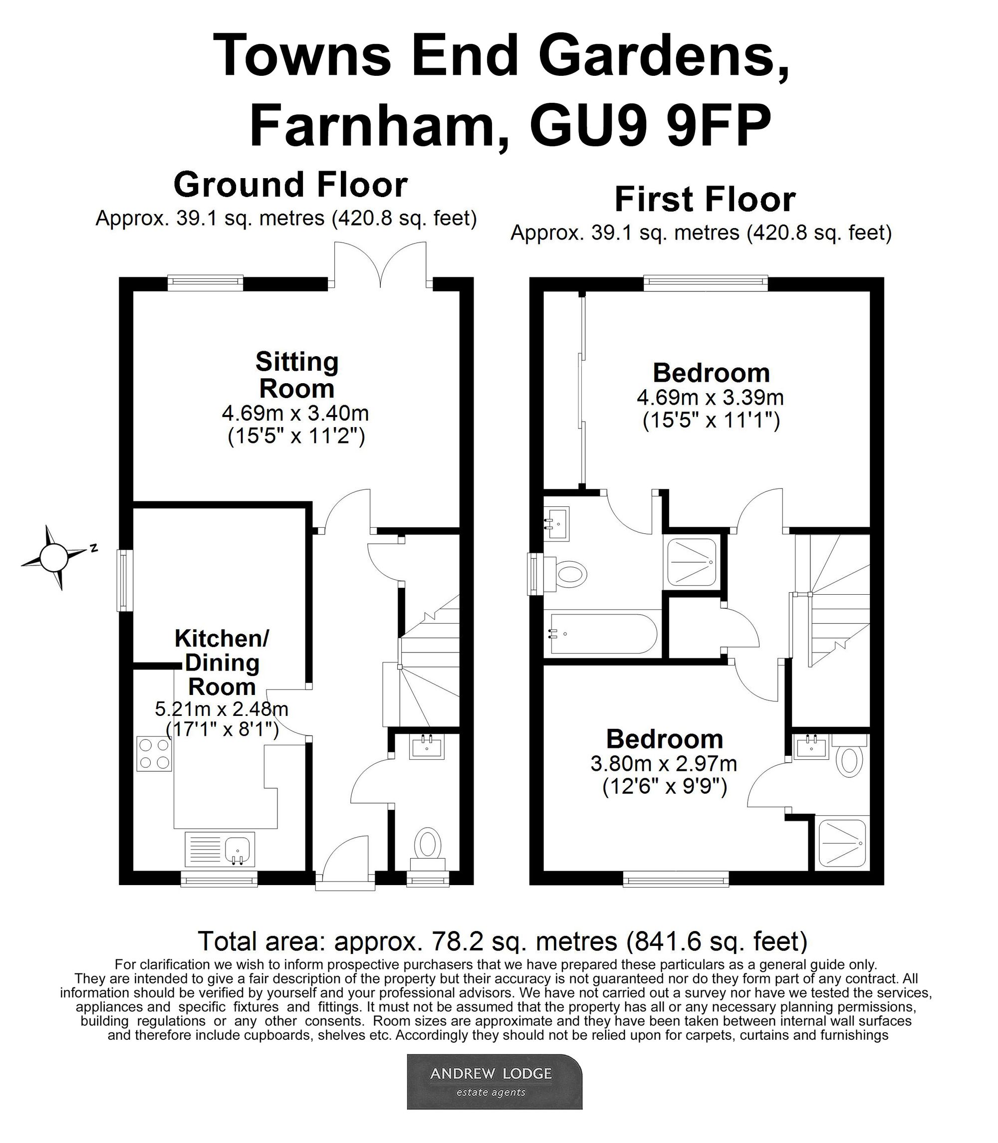 Floorplan for Towns End Gardens, Farnham, GU9
