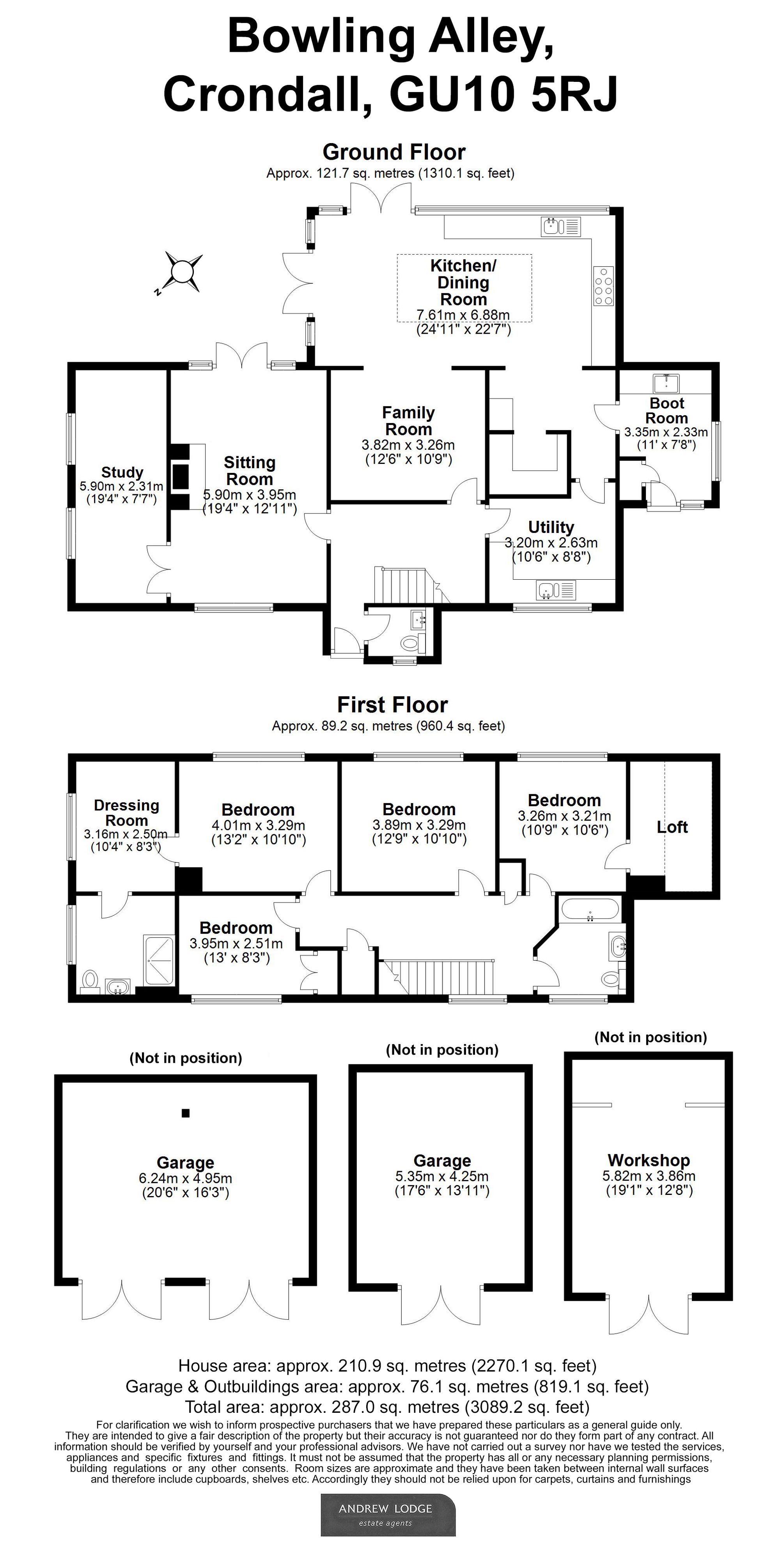 Floorplan for Bowling Alley, Crondall, GU10
