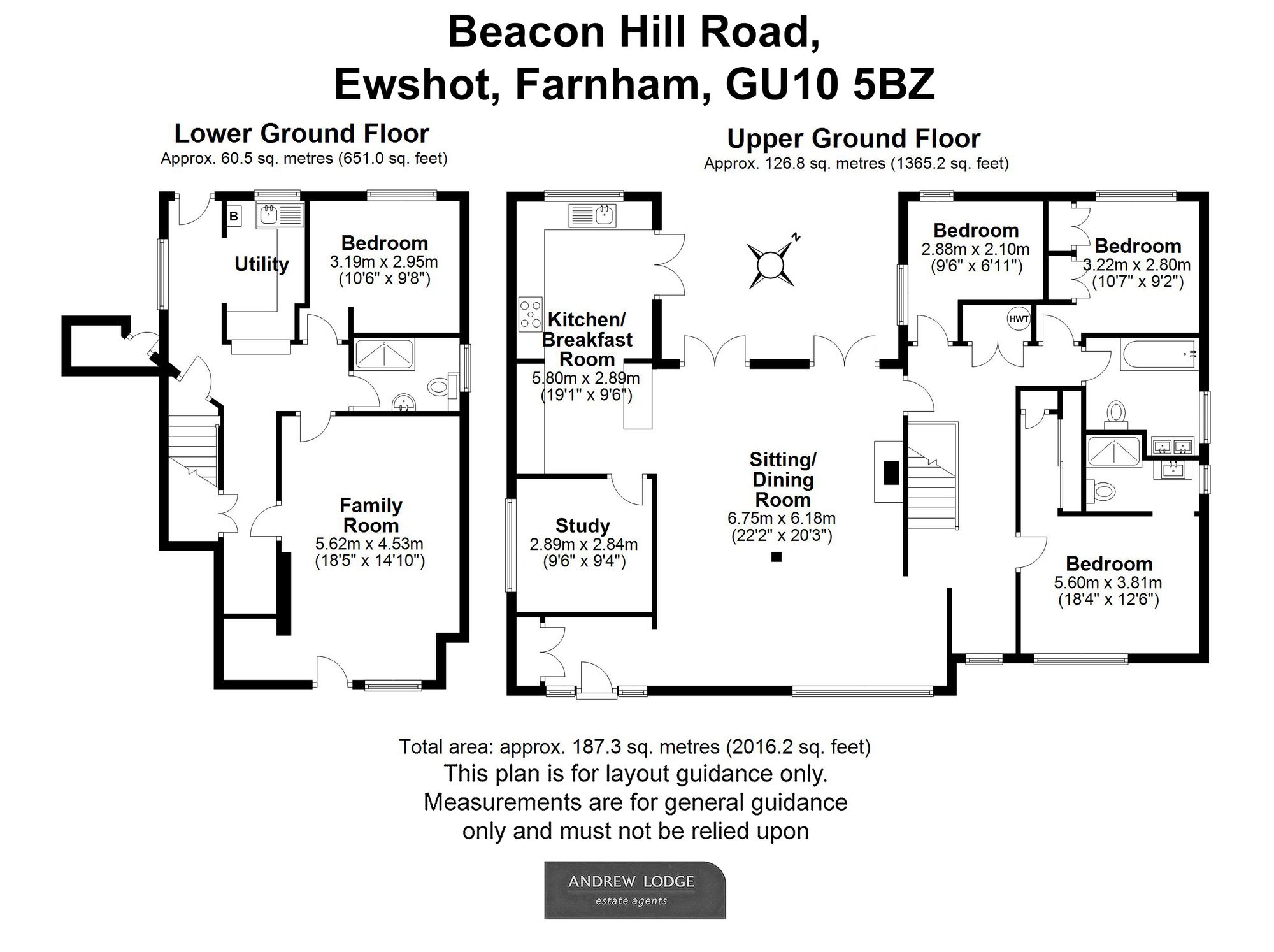 Floorplan for Beacon Hill Road, Ewshot, GU10