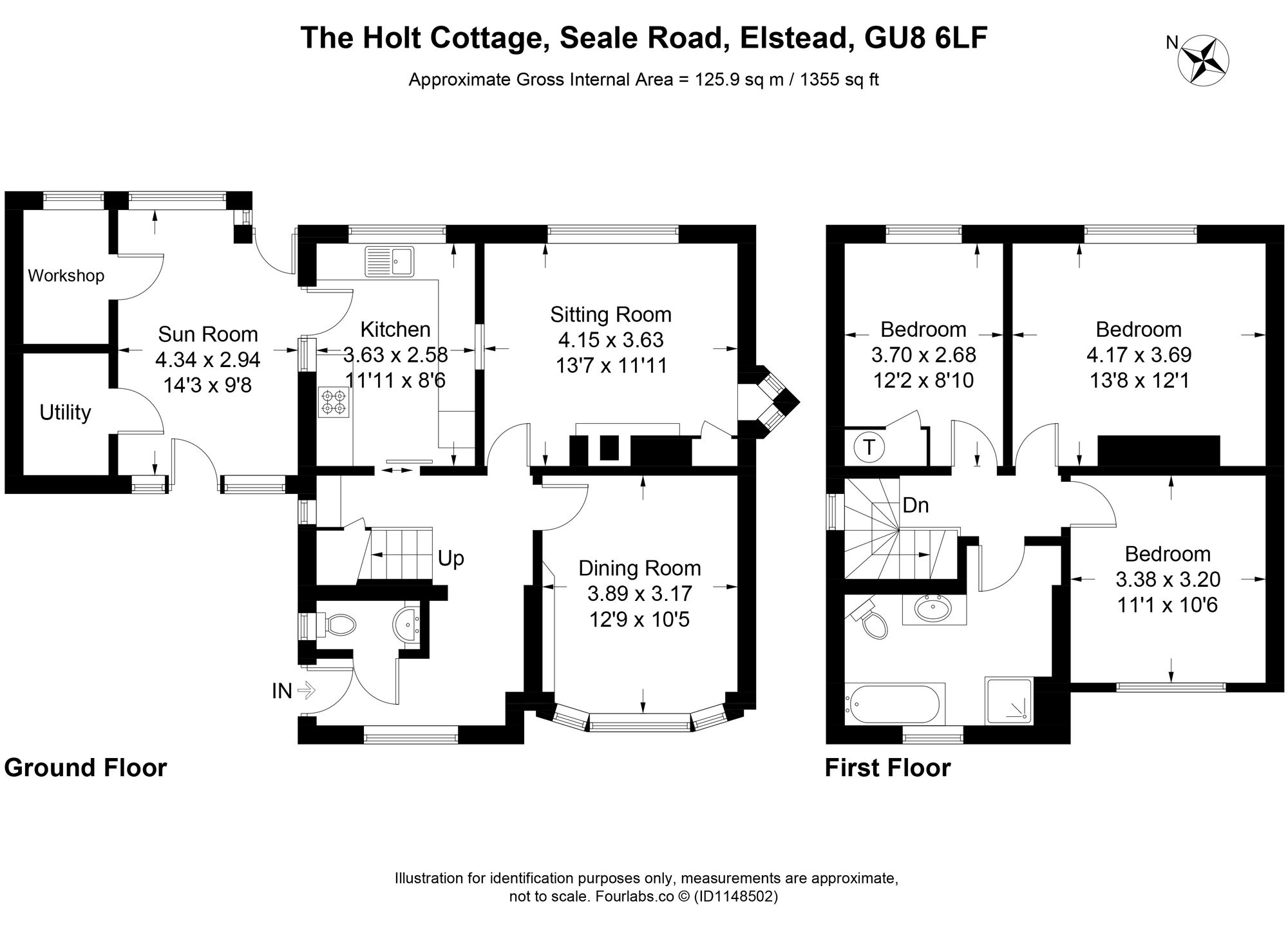 Floorplan for Seale Road, Elstead, GU8