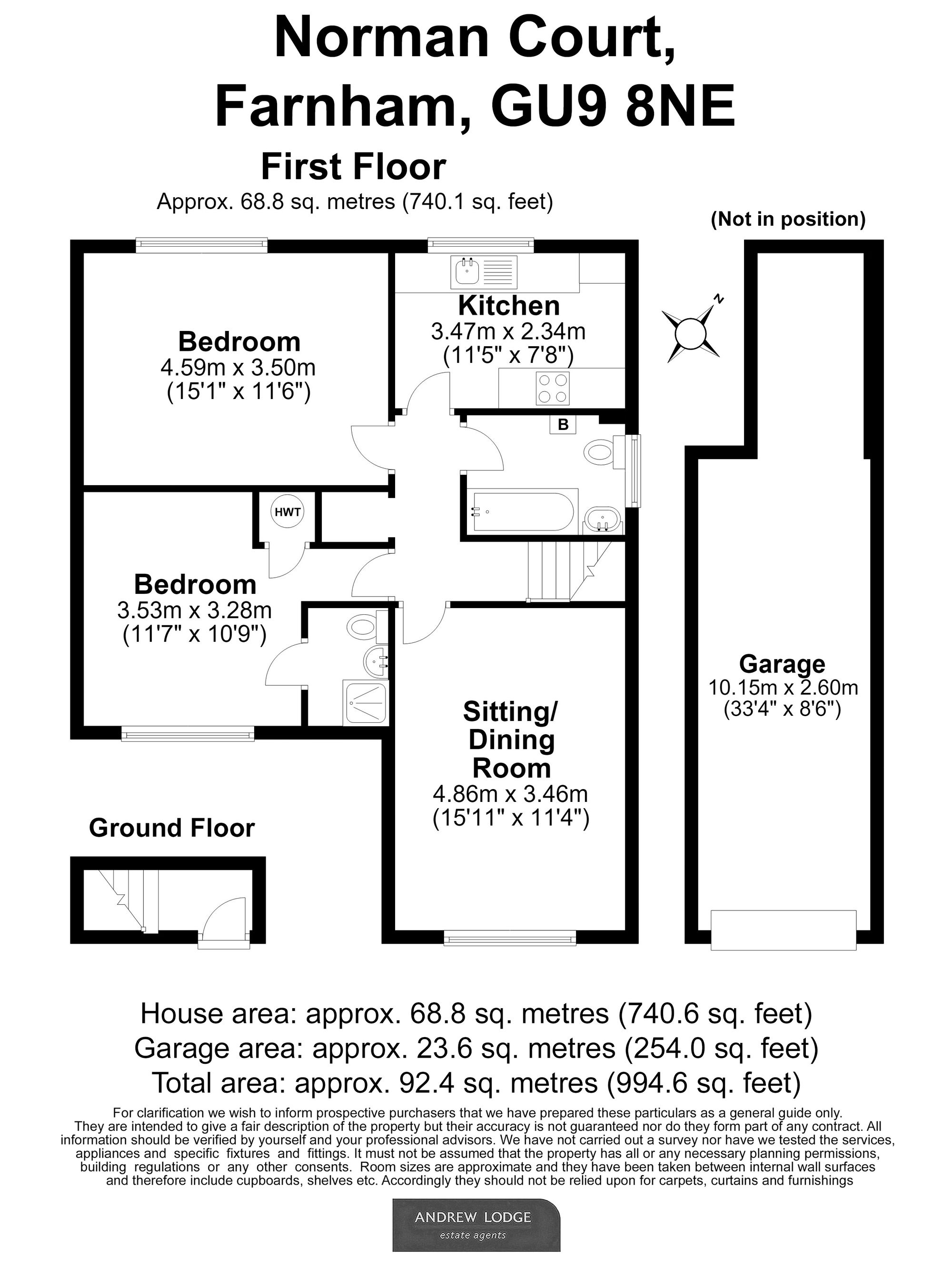 Floorplan for Alfred Road, Farnham, GU9