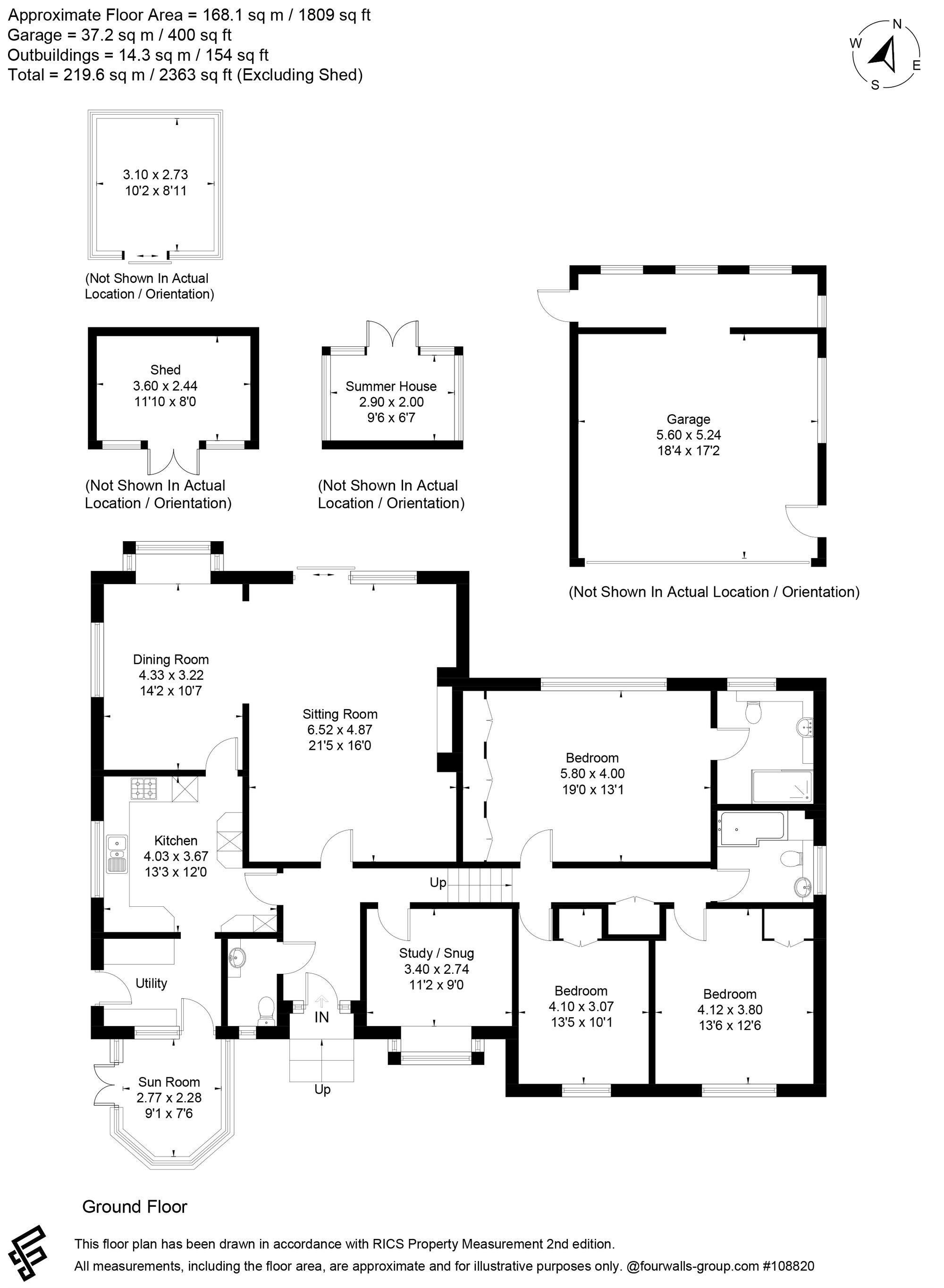 Floorplan for Vicarage Hill, Farnham, GU9