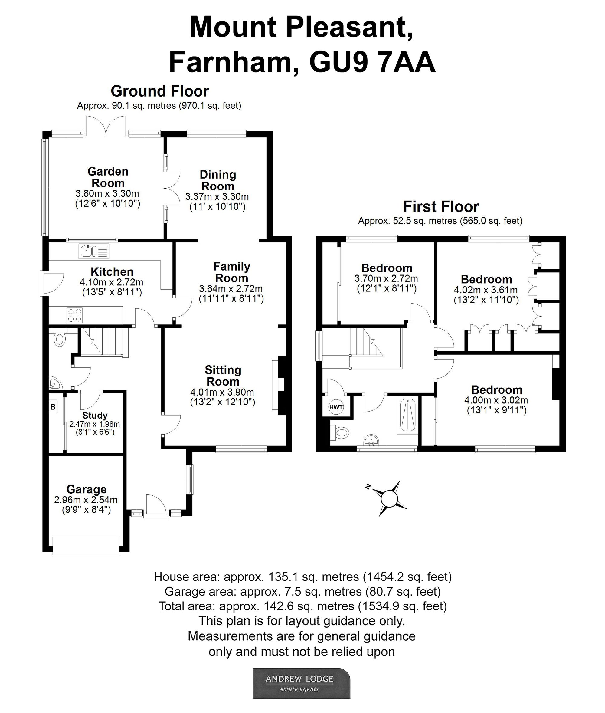 Floorplan for Mount Pleasant, Farnham, GU9