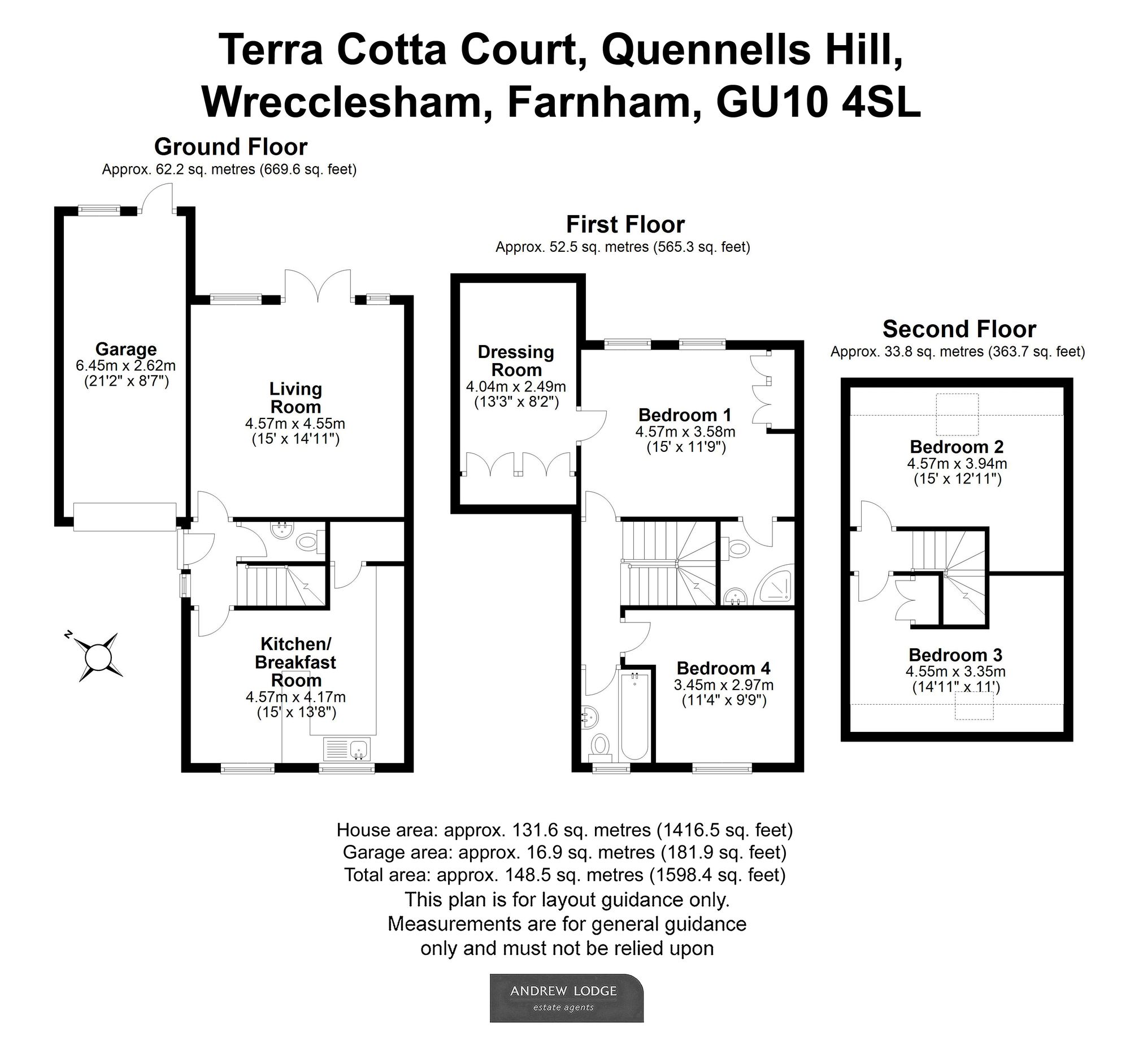 Floorplan for Quennells Hill, Wrecclesham, GU10