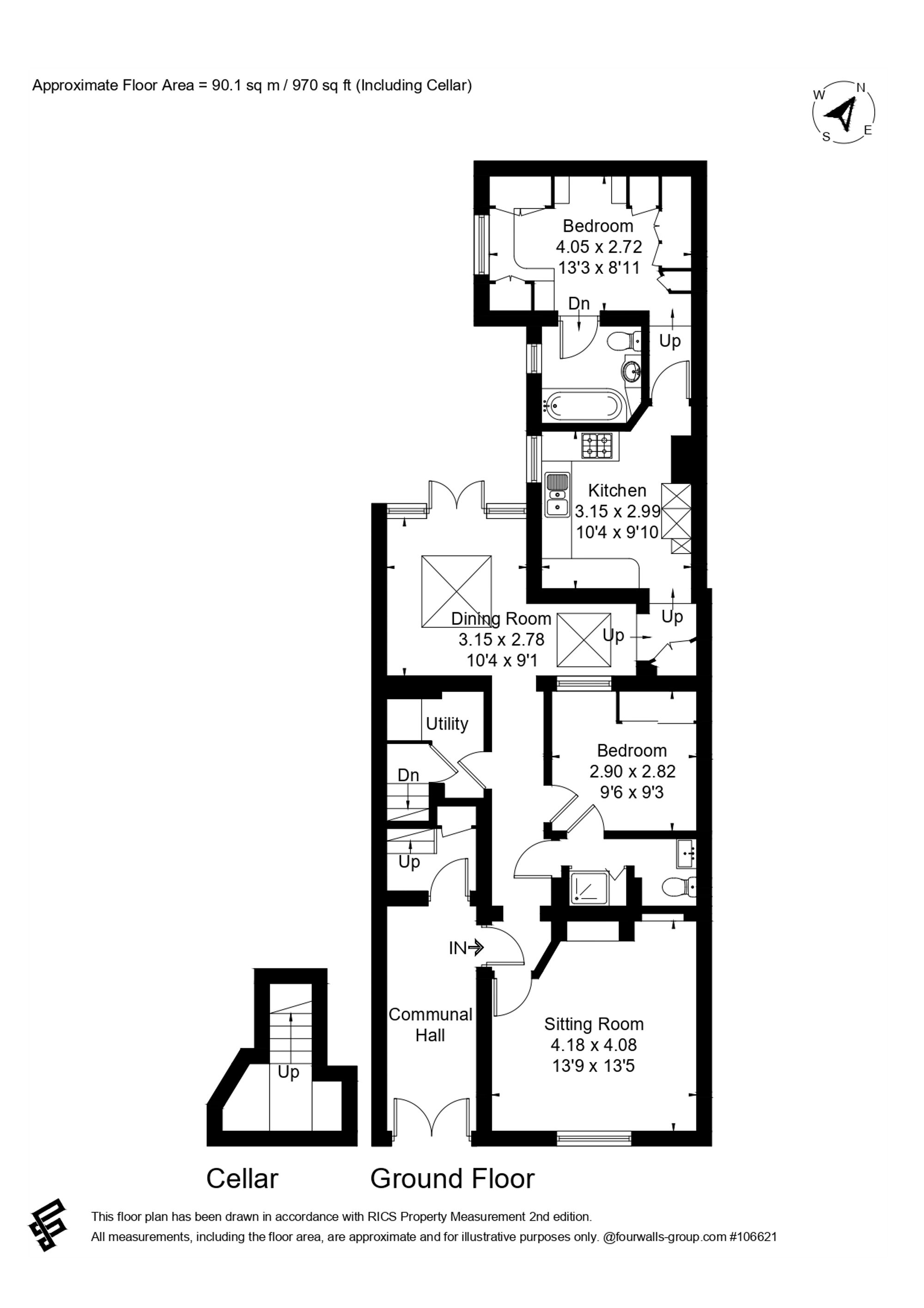 Floorplan for East Street, Farnham, GU9