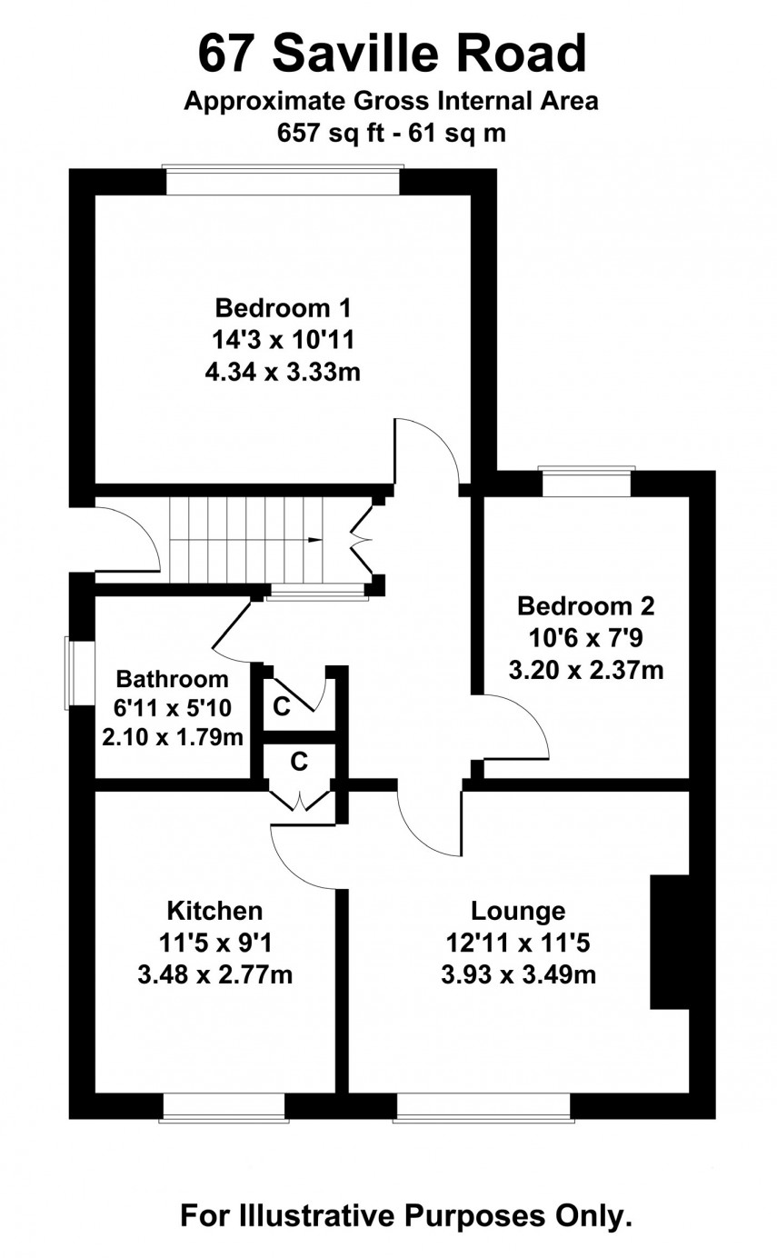 Floorplan for Chadwell Heath, ROMFORD