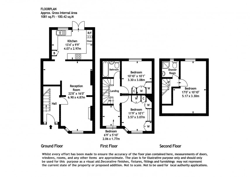 Floorplan for Chadwell Heath, Essex