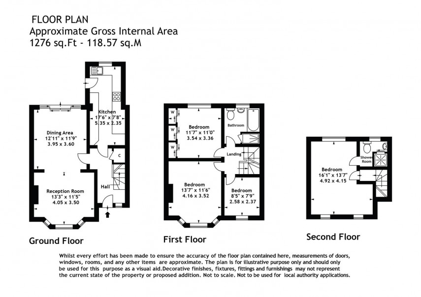 Floorplan for Chadwell Heath, Romford
