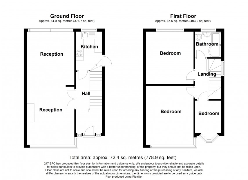 Floorplan for Chadwell Heath, Romford