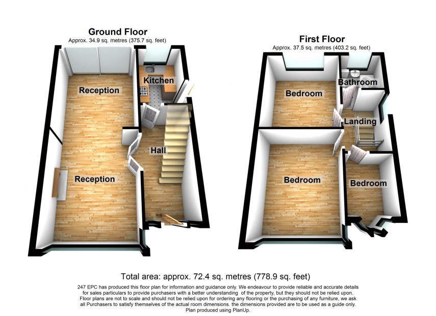 Floorplan for Chadwell Heath, Romford