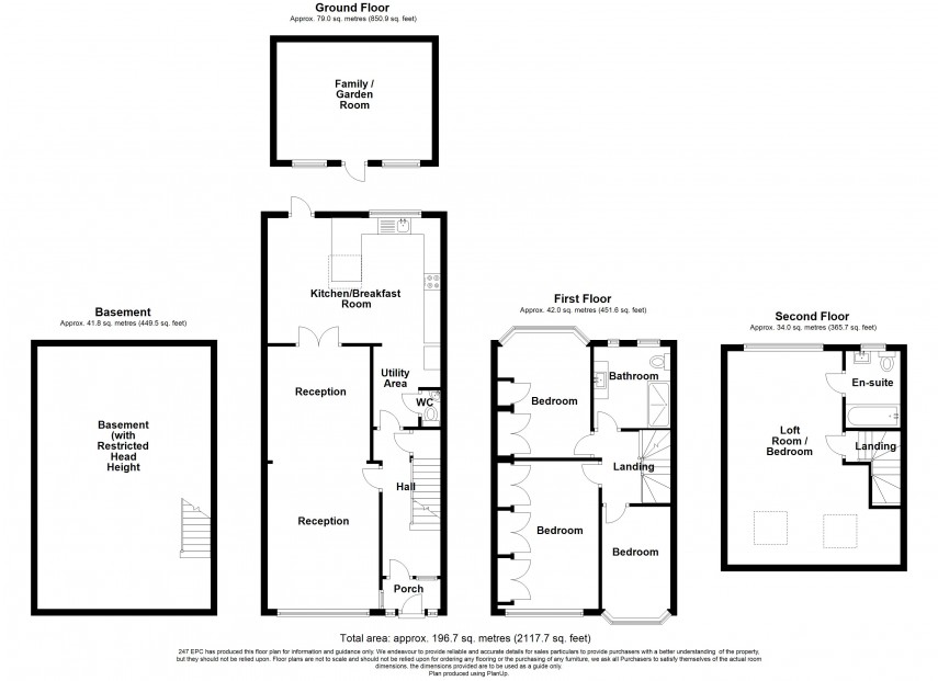 Floorplan for Chadwell Heath, Romford