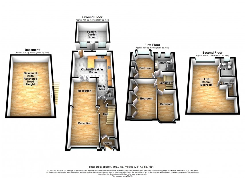 Floorplan for Chadwell Heath, Romford