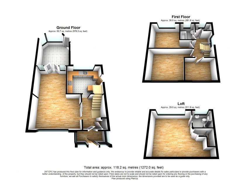 Floorplan for Chadwell Heath, Romford