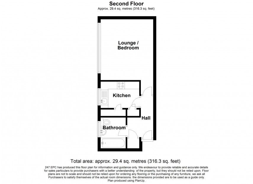 Floorplan for Chadwell Heath, Romford