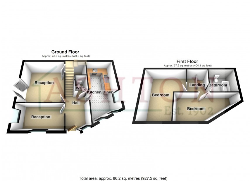 Floorplan for Chadwell Heath, Romford