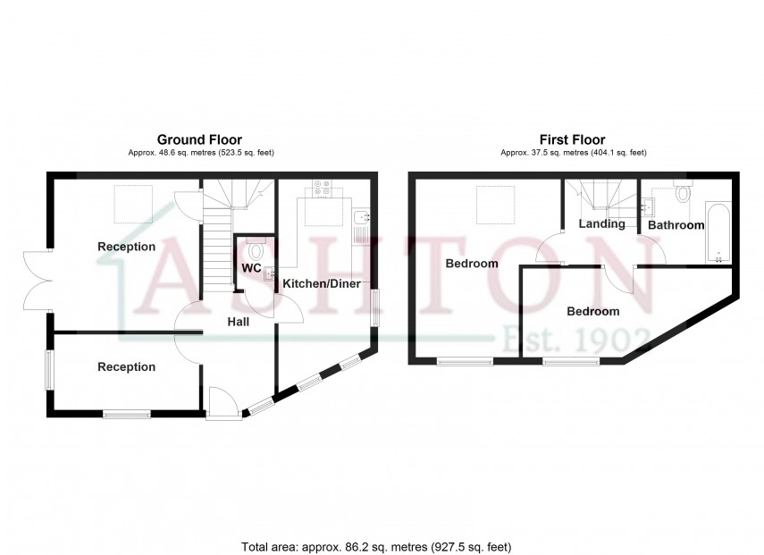 Floorplan for Chadwell Heath, Romford