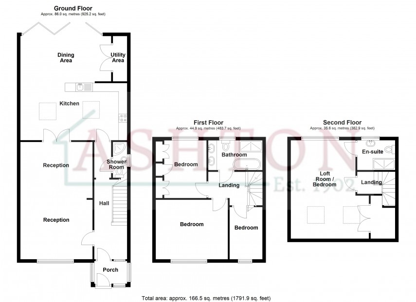Floorplan for Chadwell Heath, Romford