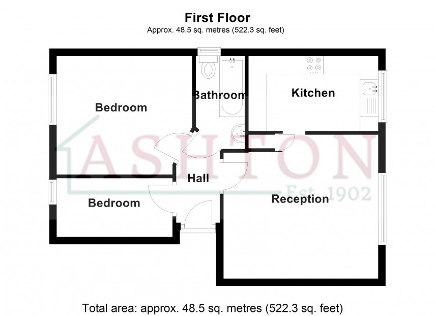 Floorplan for Chadwell Heath, Romford