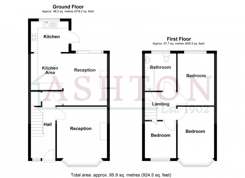 Floorplan for Chadwell Heath, Romford