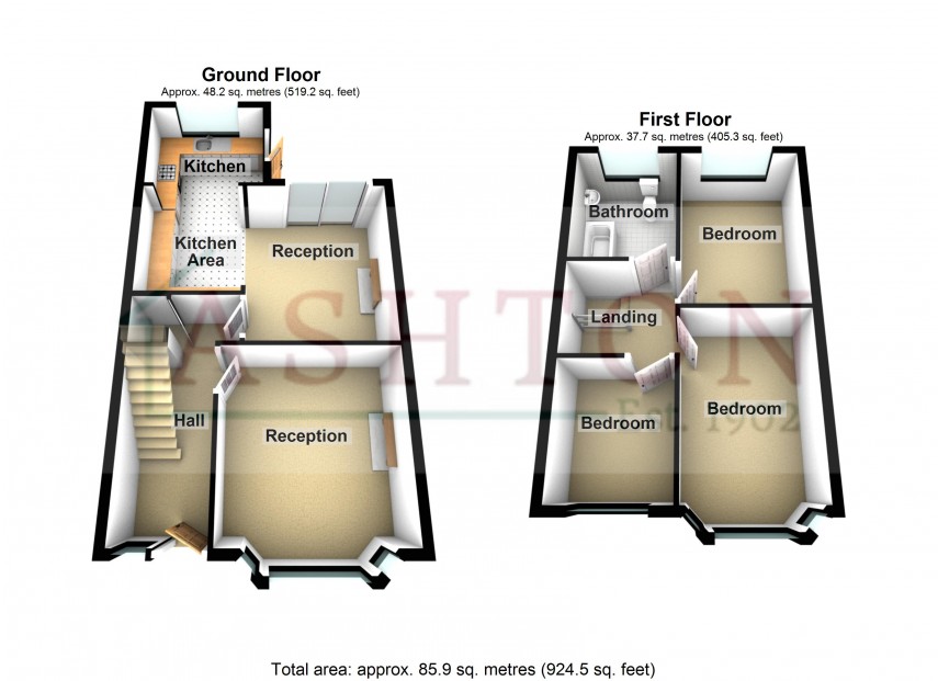 Floorplan for Chadwell Heath, Romford