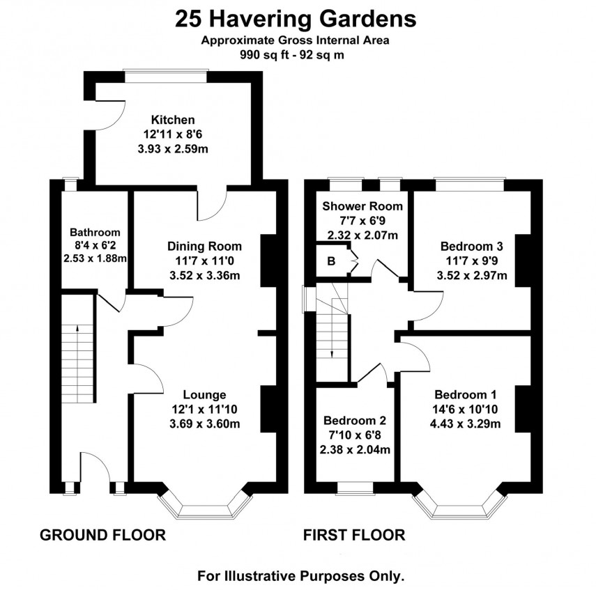 Floorplan for Chadwell Heath