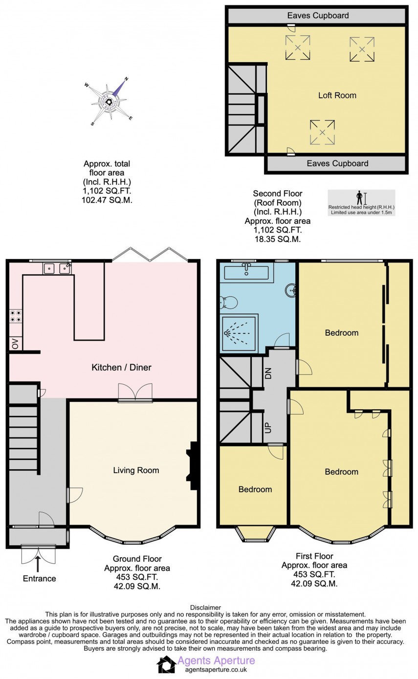 Floorplan for Chadwell Heath, Romford