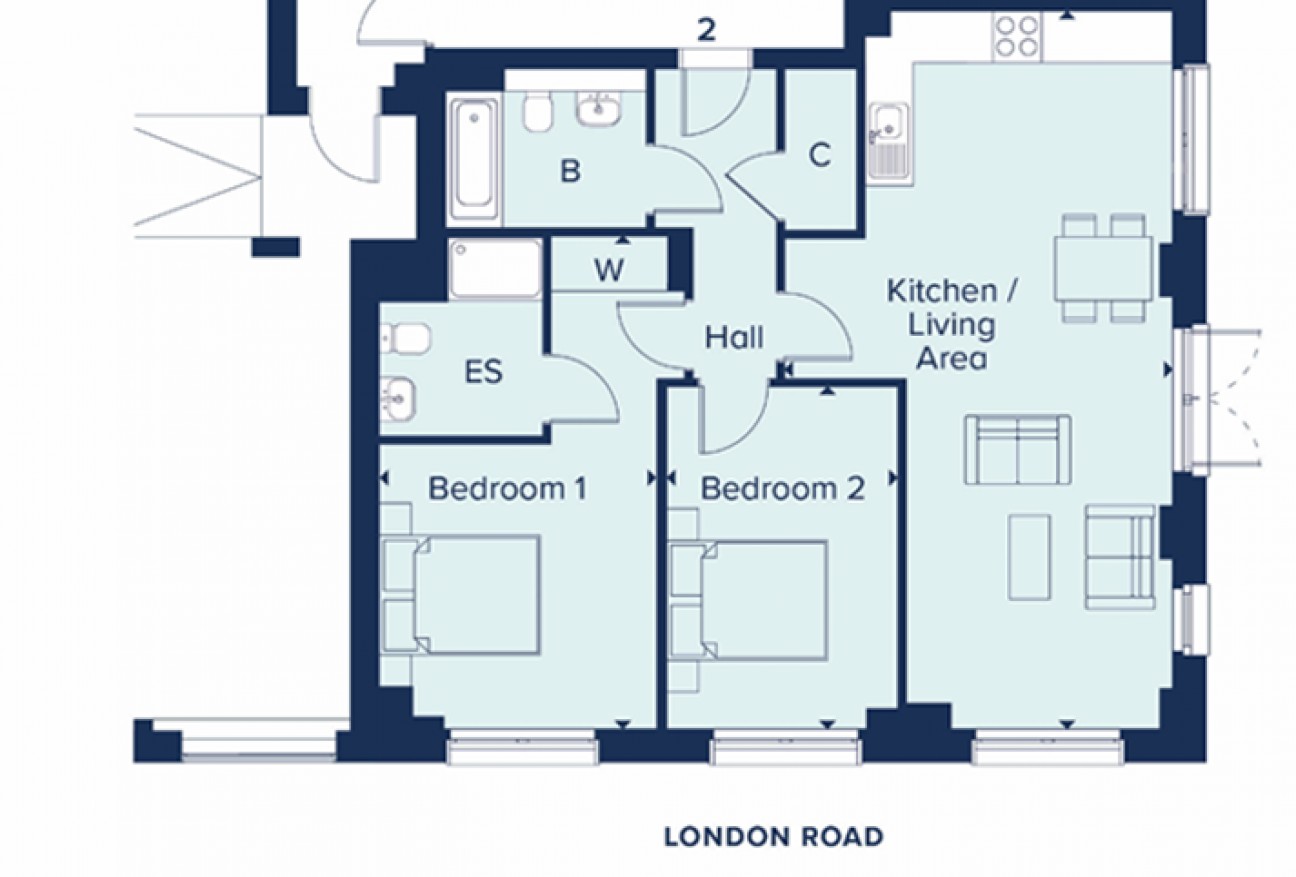 Flat 2, Verla House, Grosvenor Road, St Albans