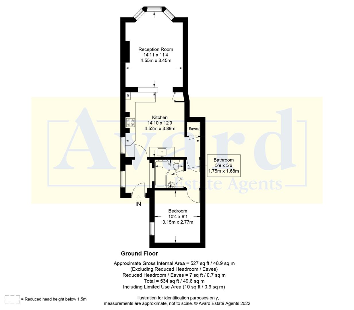 Floorplan for Crescent Road, Brighton