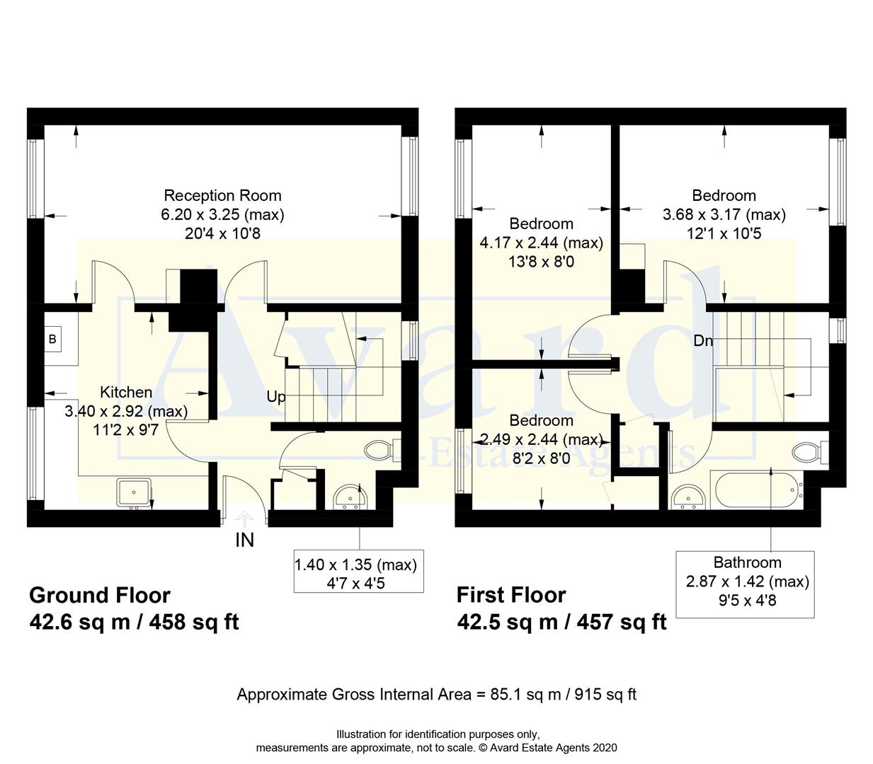 Floorplan for Burstead Close, Brighton