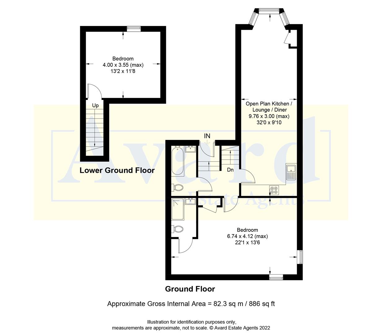 Floorplan for Regent Hill, Brighton