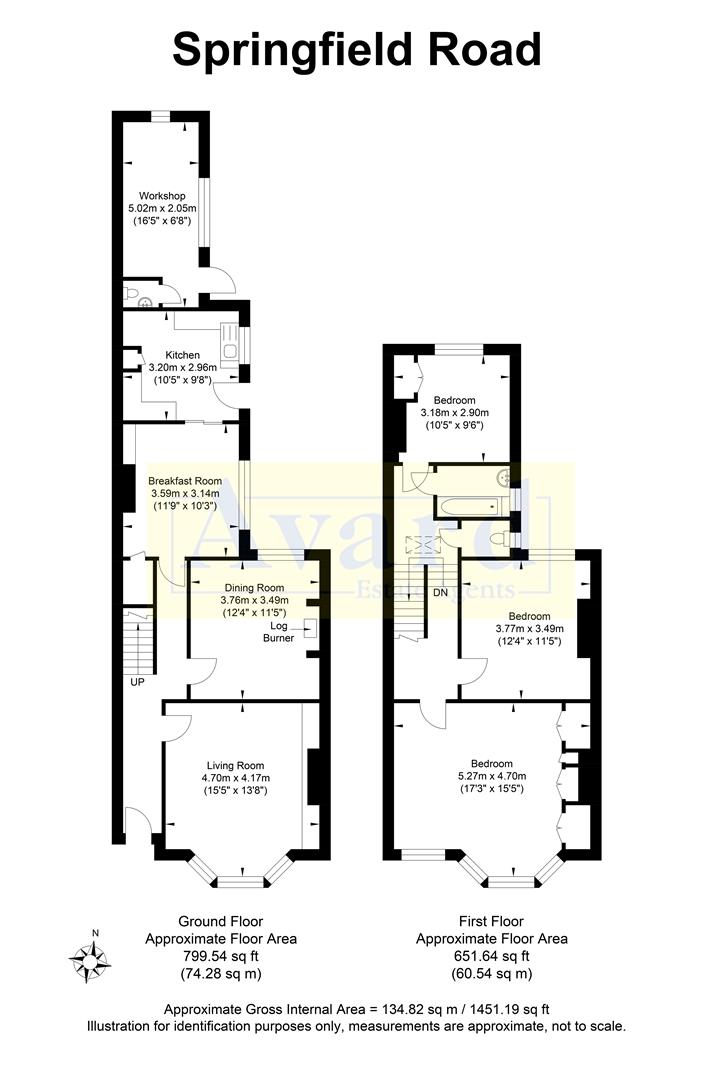 Floorplan for Springfield Road, Brighton
