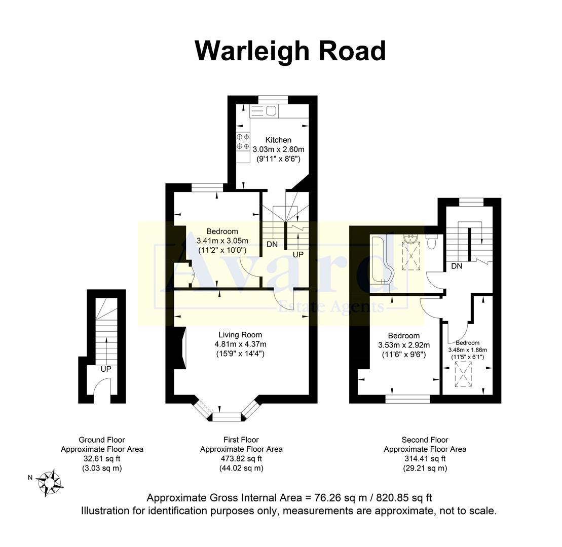 Floorplan for Warleigh Road, Brighton