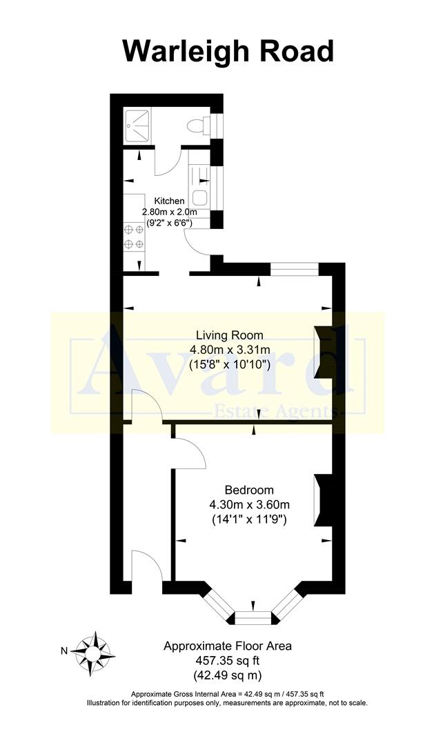 Floorplan for Warleigh Road, Brighton