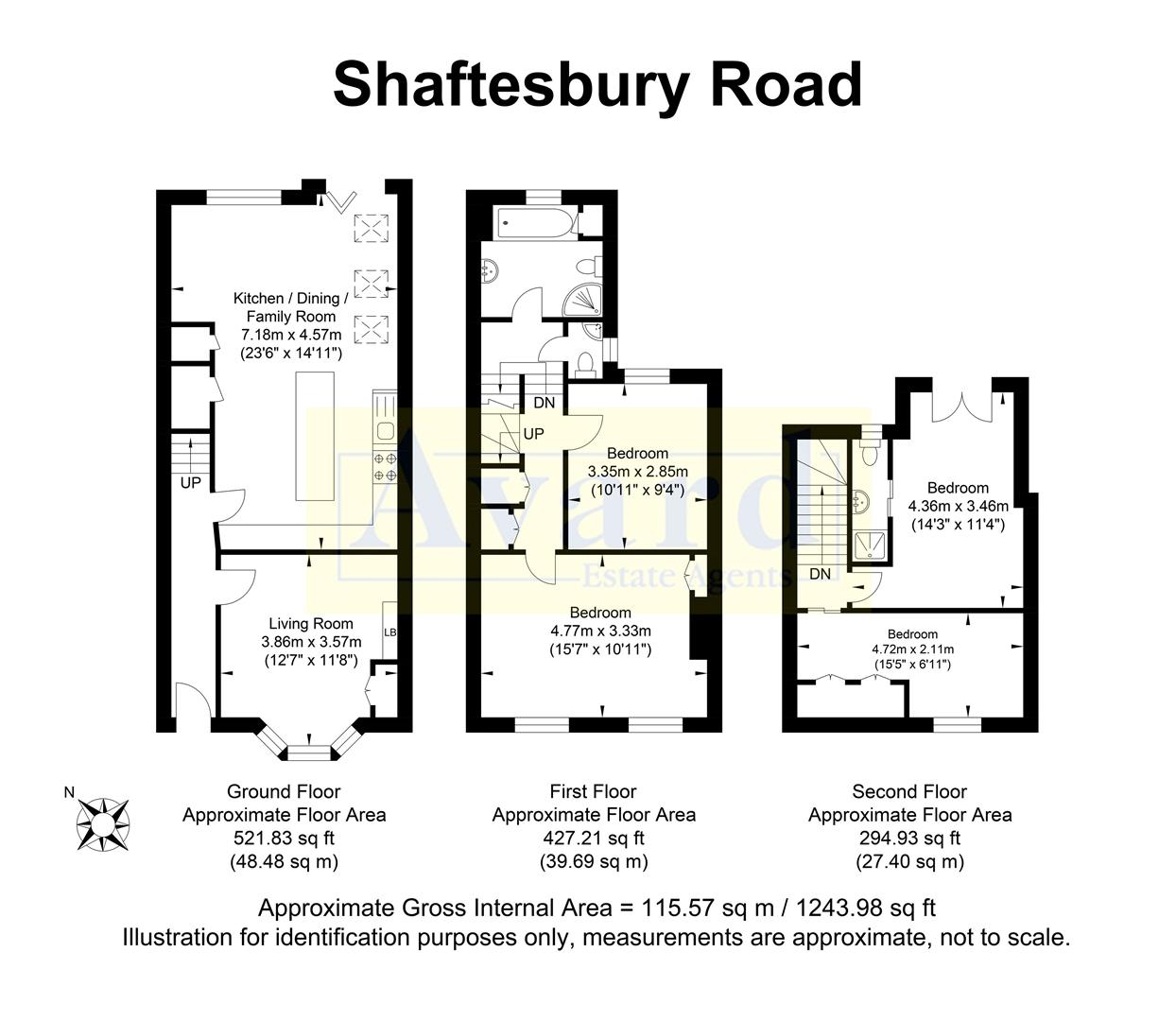 Floorplan for Shaftesbury Road, Brighton