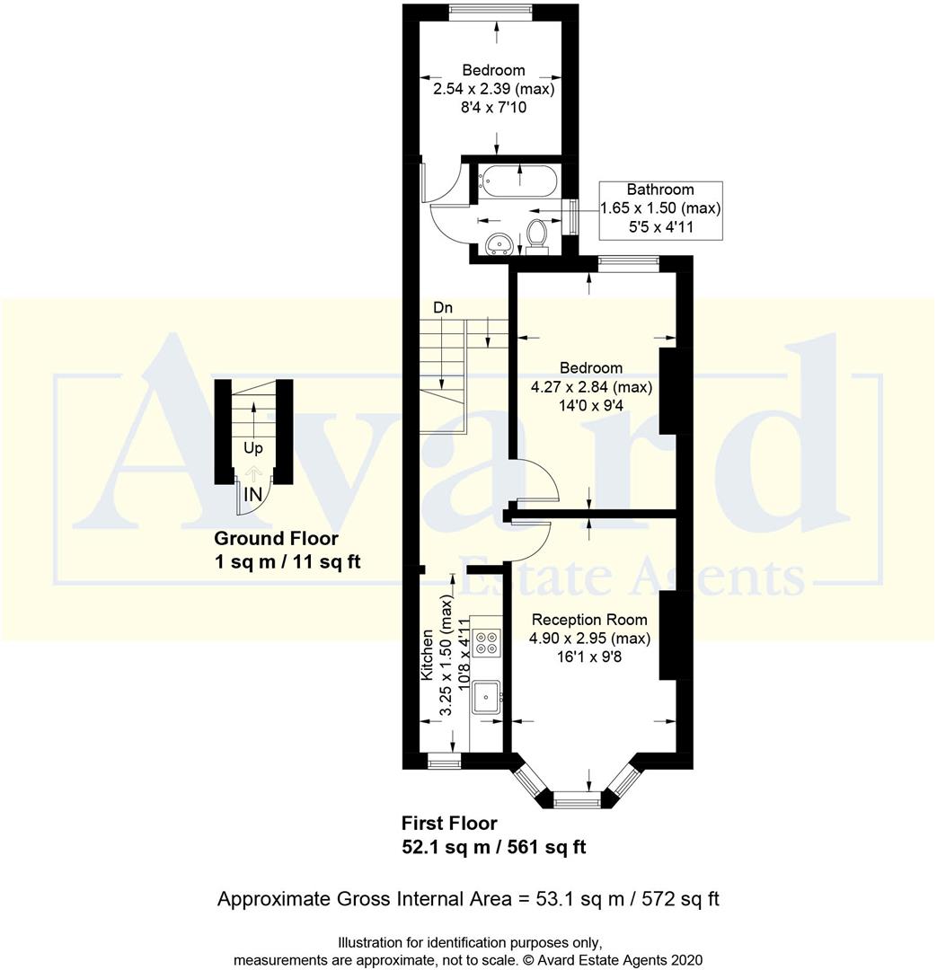 Floorplan for Ditchling Rise, Brighton