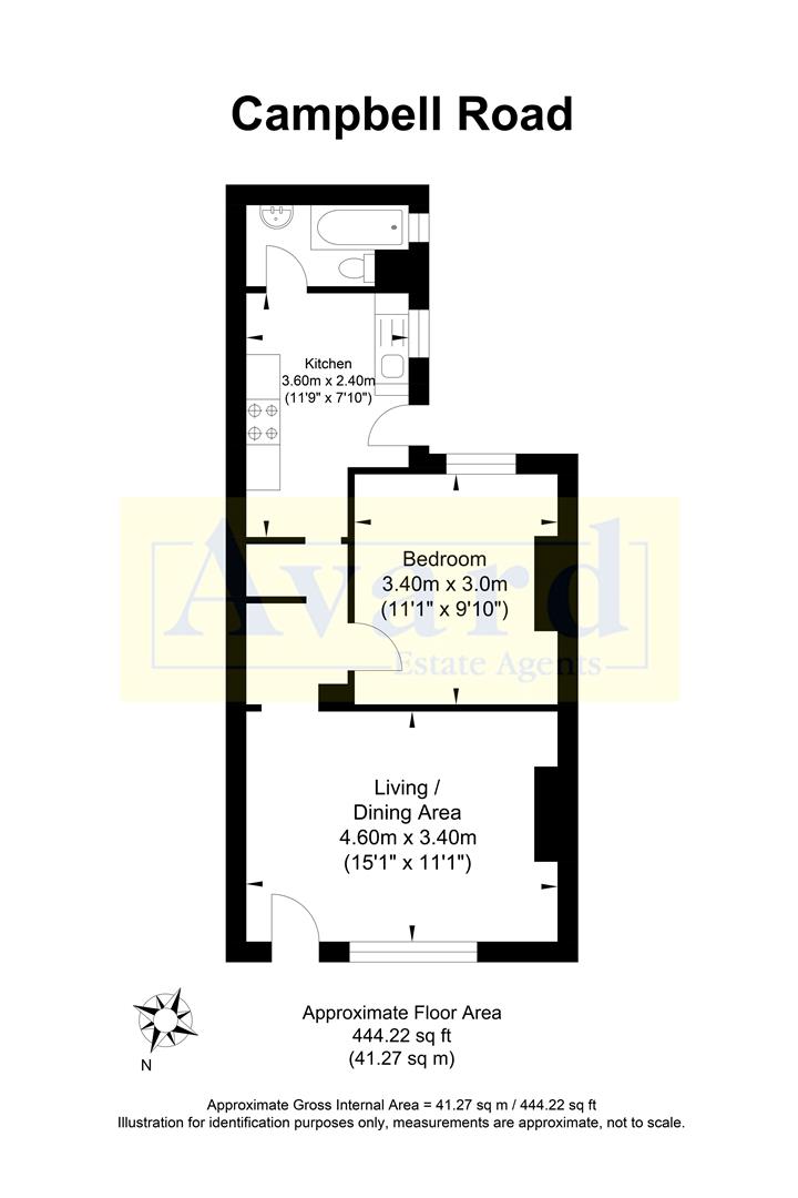 Floorplan for Campbell Road, Brighton