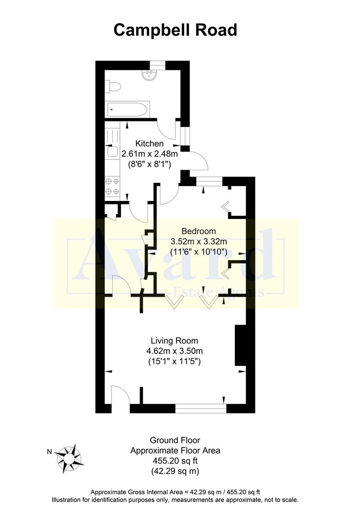 Floorplan for Campbell Road, Brighton