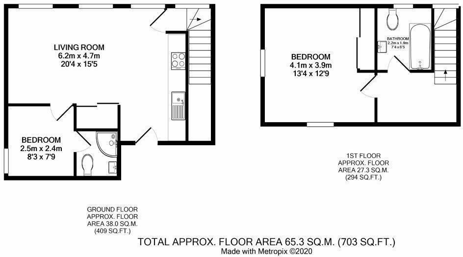 Floorplan for Lauriston Road, Brighton