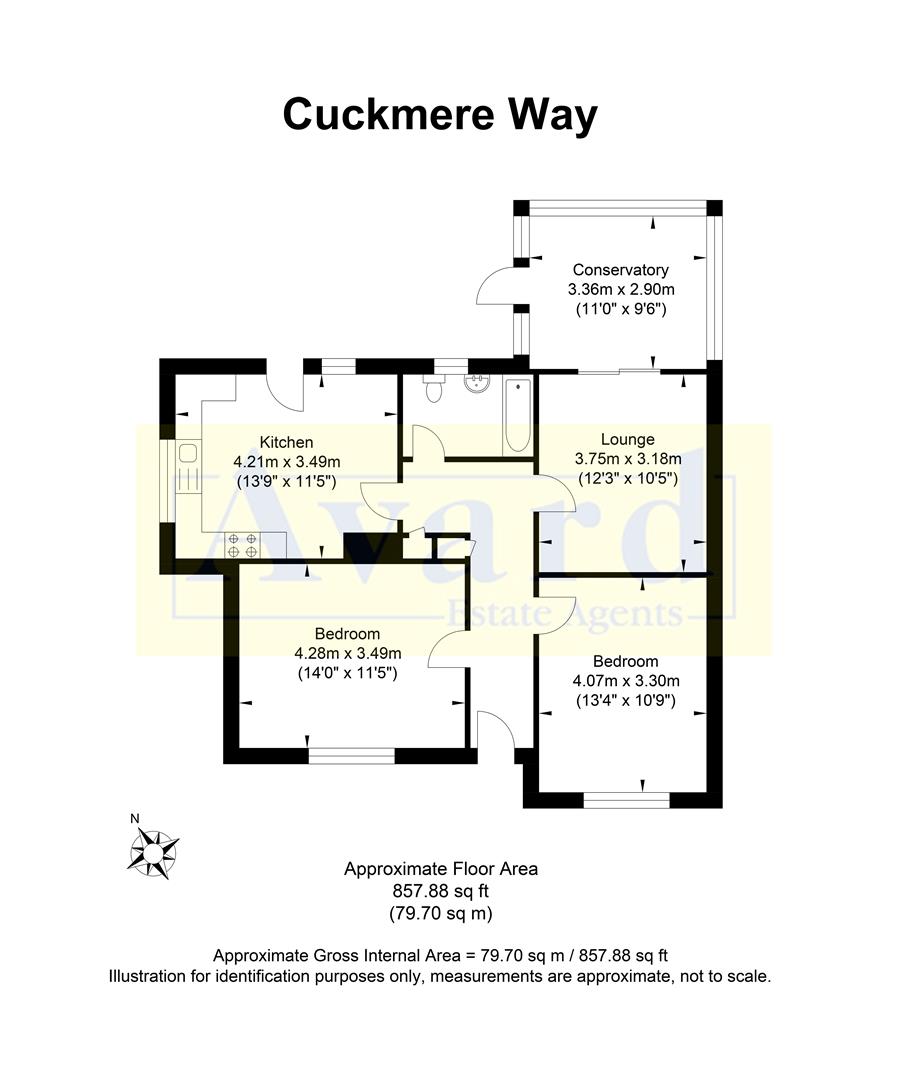 Floorplan for Cuckmere Way, Brighton