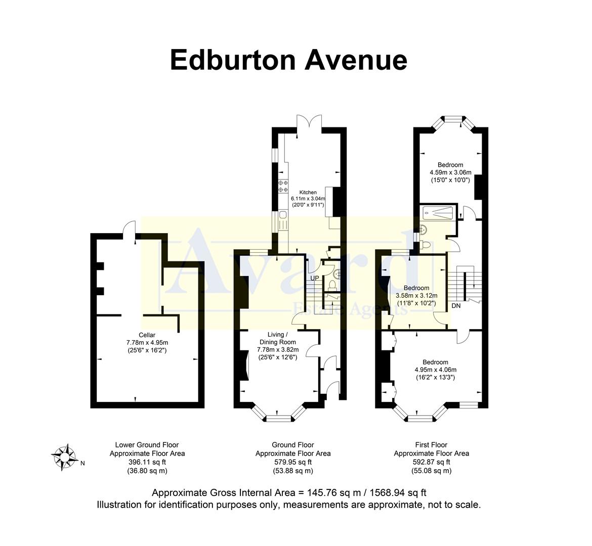 Floorplan for Edburton Avenue, Brighton