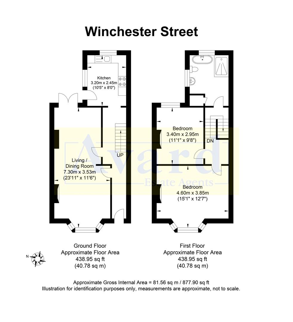Floorplan for Winchester Street, Brighton