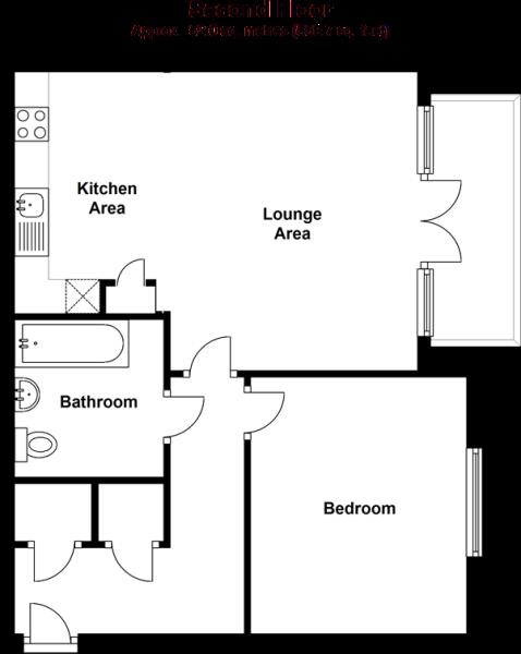 Floorplan for Harrington House, Roedale Road, Brighton