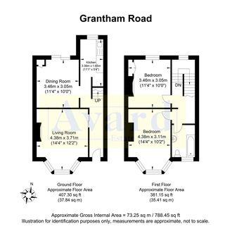 Floorplan for Grantham Road, Brighton